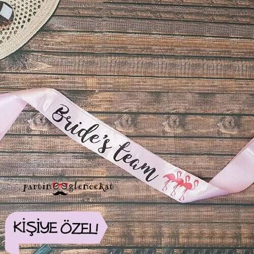 Pembe Renk Kişiye Özel Baskılı Kuşak - 1