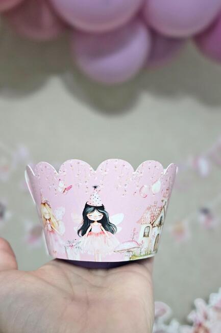 Peri Kızı Konsepti Cupcake Sargısı 10'lu - 3