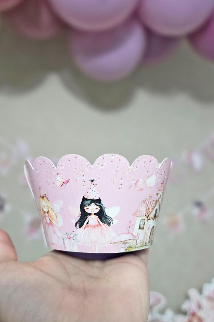 Peri Kızı Konsepti Cupcake Sargısı 10'lu - 3