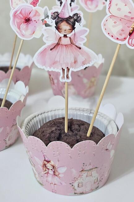 Peri Kızı Konsepti Cupcake Sargısı 10'lu - 4