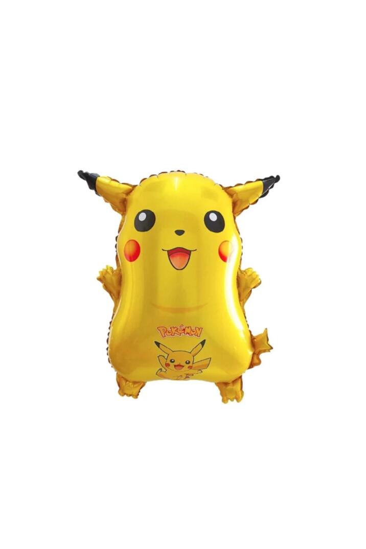 Pikachu Folyo Balon Pokemon Temalı Doğum Günü Süsleri - 2