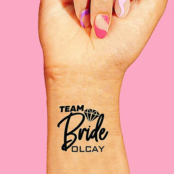Kişiye Özel Pırlanta Team Bride Dövme - 1