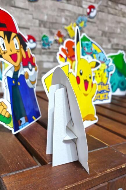 Pokemon Tema Doğum Günü Ayaklı Pano Seti Doğum Günü Masa Üstü Panolar - 4