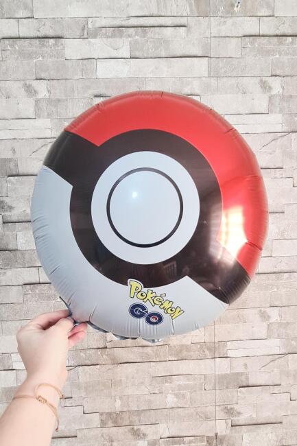 Pokemon Topu Folyo Balon Poke Ball Balon Pokemon Konsept Doğum Günü Balonları - 1