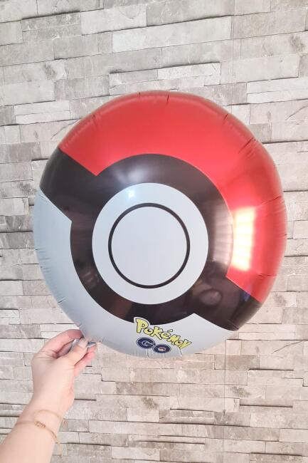 Pokemon Topu Folyo Balon Poke Ball Balon Pokemon Konsept Doğum Günü Balonları - 2