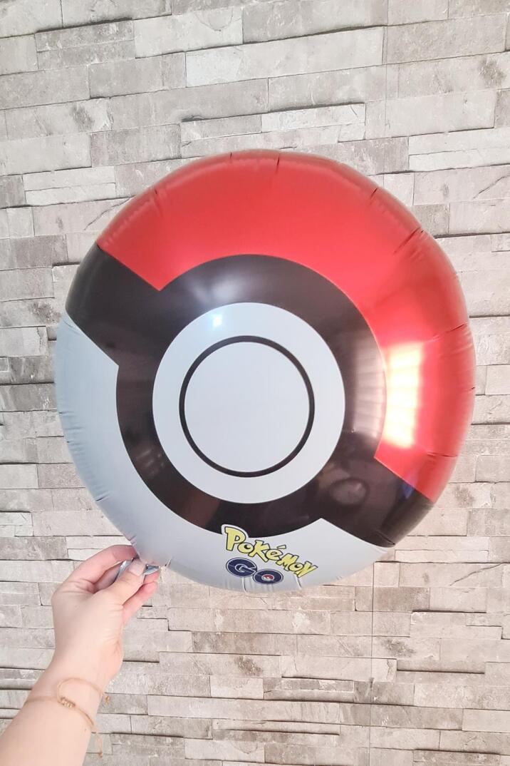 Pokemon Topu Folyo Balon Poke Ball Balon Pokemon Konsept Doğum Günü Balonları - 2