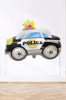 Polis Arabası Şekilli Folyo Balon 74cm - 1