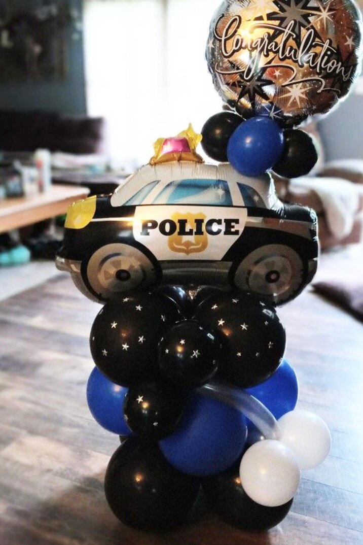 Polis Arabası Şekilli Folyo Balon 74cm - 2