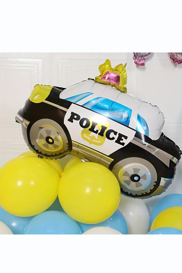 Polis Arabası Şekilli Folyo Balon 74cm - 4