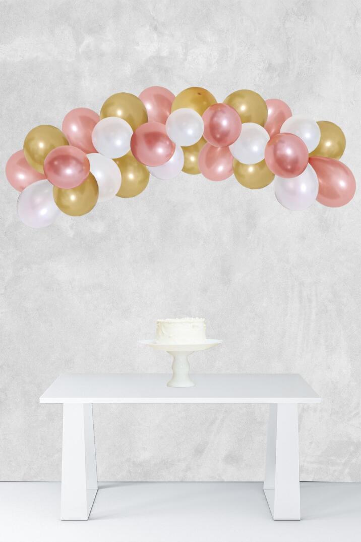 Prenses Konsept Balon Zinciri Parti Balon Seti 47 Parça - 1