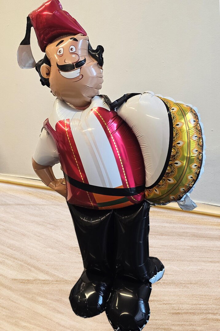 Ramazan Davulcusu Folyo Balon Ramazan Süsleme Balonu 120cm - 3