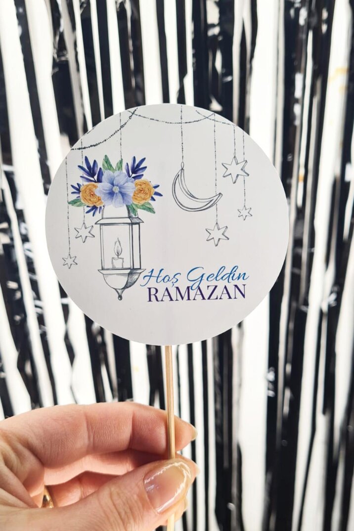 Ramazan Sofrası Kürdan Süsleri Afiyet Olsun İftar Sofrası Lüks Büyük Boy 10lu Paket - 2