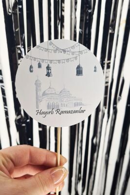 Ramazan Sofrası Kürdan Süsleri Hayırlı Ramazanlar Lüks Büyük Boy 10lu Paket - 2