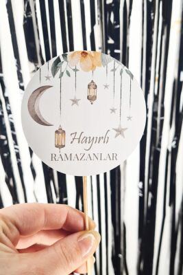 Ramazan Sofrası Kürdan Süsleri Hayırlı Ramazanlar Lüks Büyük Boy 10lu Paket - 2
