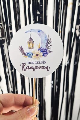 Ramazan Sofrası Kürdan Süsleri Hoşgeldin Ramazan Lüks Büyük Boy 10lu Paket - 2