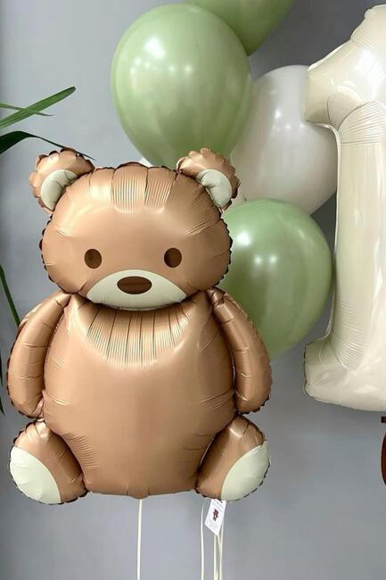 Retro Büyük Ayı Teddy Bear Folyo Balon 65x90 - 2