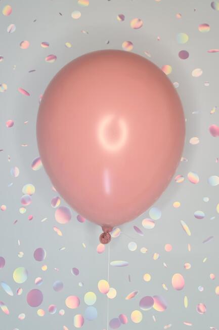 Retro Dusty Rose Lateks Balon 12 inç Retro Renk Balonlar 10 lu