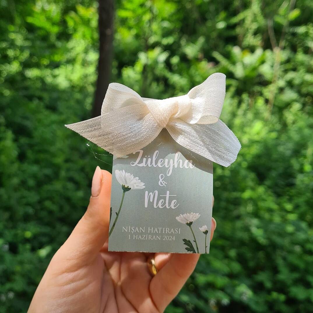 Retro Green Konsept Özel Kesim Kutulu Bubble Mum Hediyelik - 1