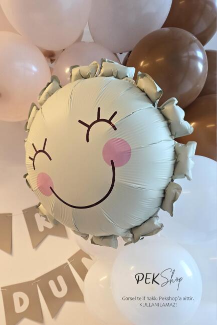 Retro Güneş Folyo Balon 51x54cm - 2