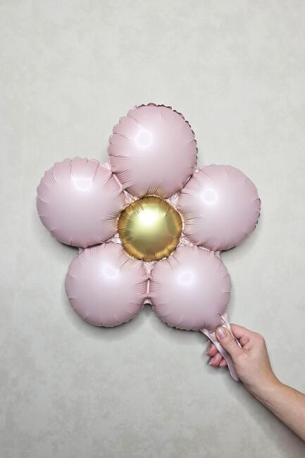 Retro Papatya 3lü Set Retro Renkler Papatya Balon Seti - 7