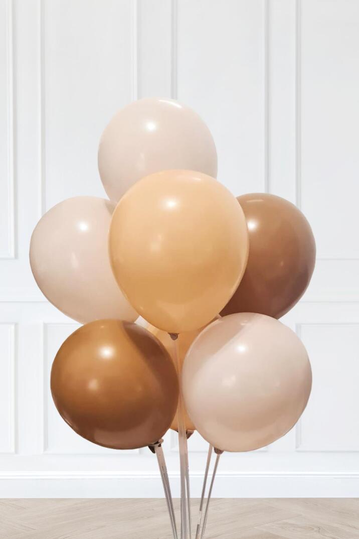 Retro Renkler Balon Demeti 10lu - 1