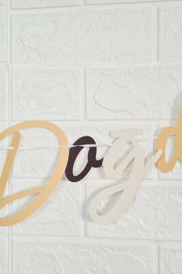 Retro Renkler İyi Ki Doğdun Banner Kaligrafi El Yazısı Retro Doğum Günü Duvar Süsü - 3