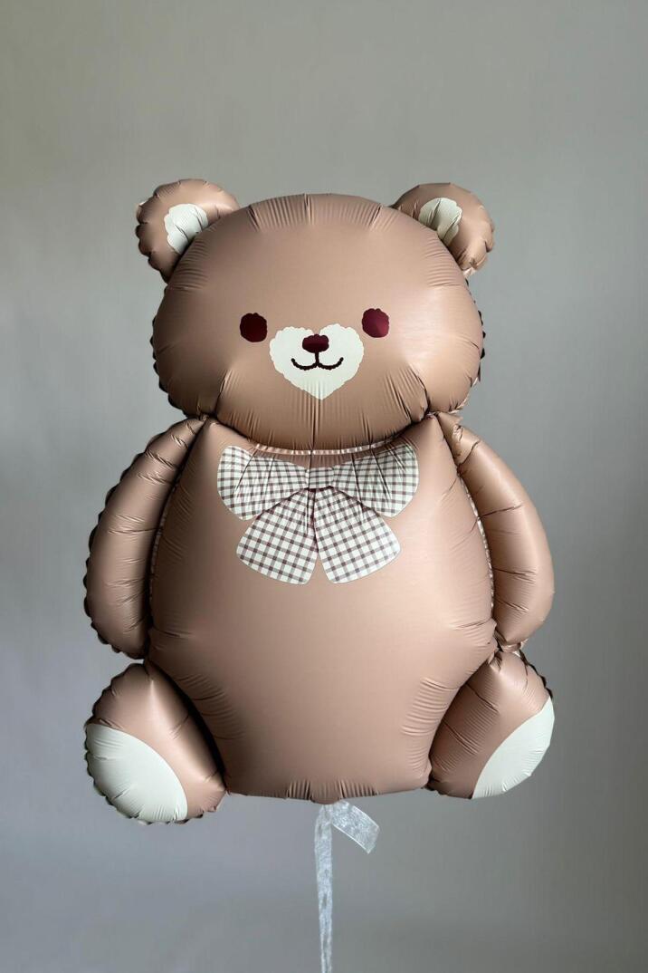 Retro Sevimli Ayı Balon Büyük Teddy Bear Ayı Folyo Balon - 9