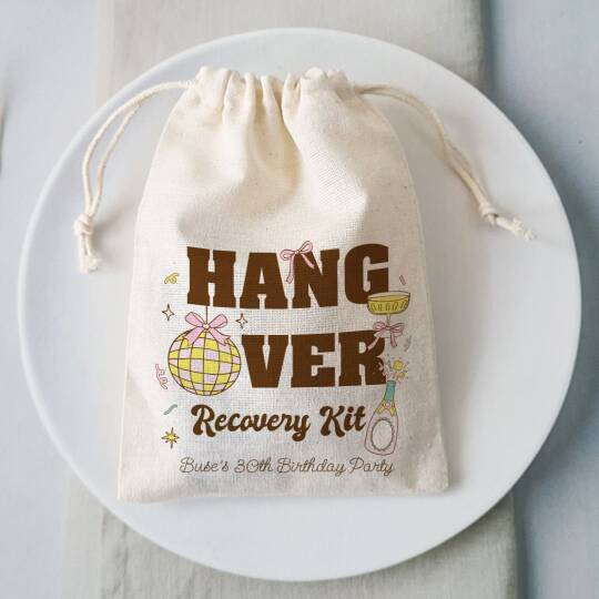 Retro Soft Konsept Doğum Günü Hangover Kit Kesesi