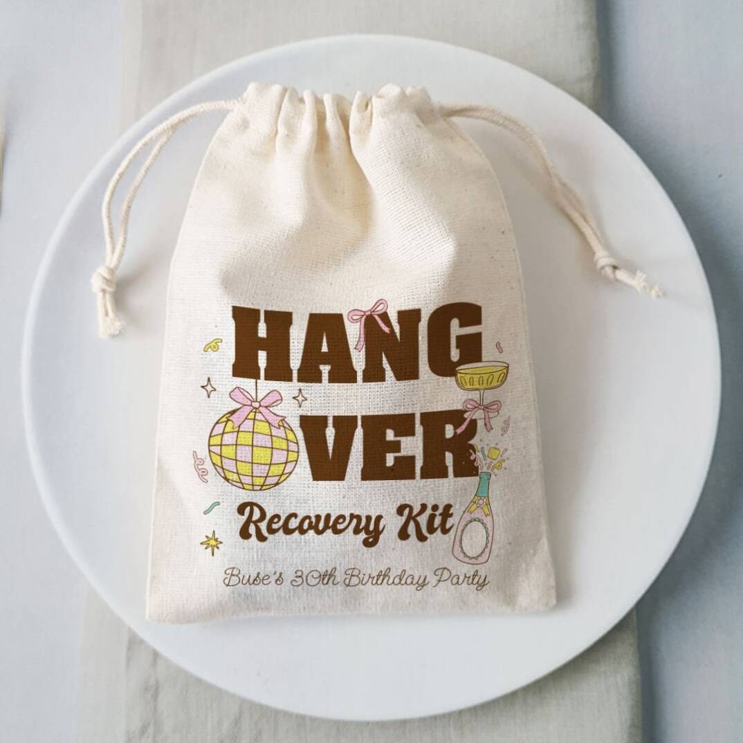Retro Soft Konsept Doğum Günü Hangover Kit Kesesi - 1
