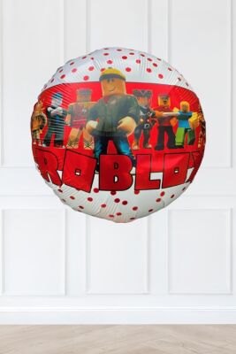 Roblox Yuvarlak Folyo Balon KIRMIZI - 2