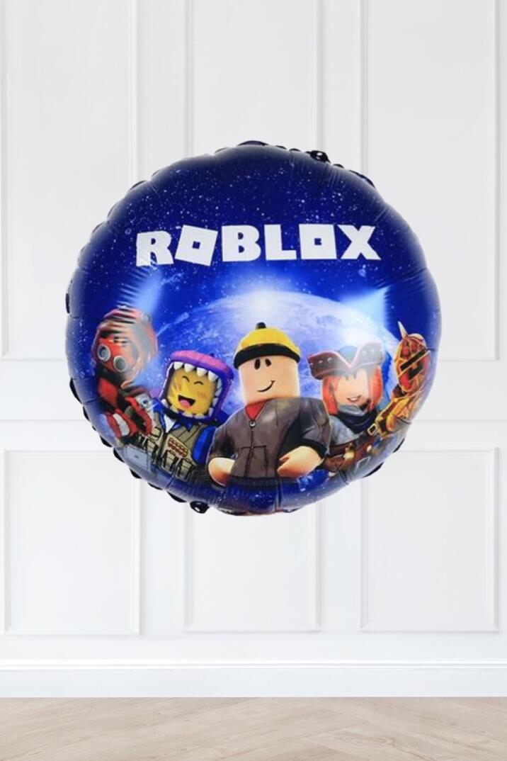 Roblox Yuvarlak Folyo Balon Mavi - 2