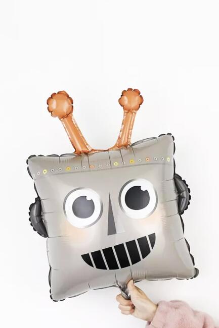Robot Kafası Folyo Balon 66cm - 3