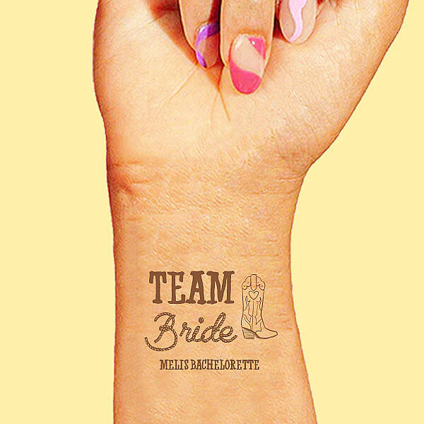 Kişiye Özel Rodeo Konsept Team Bride Dövme - 1