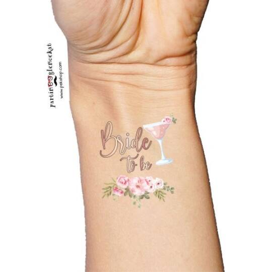 Rose Gold Bride to be Dövme
