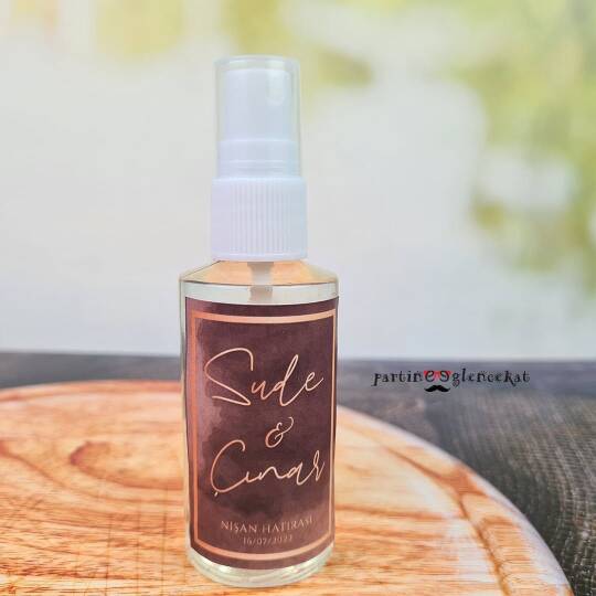 Rose Gold Fısfıslı Plastik Kolonya Hediyelik - 2