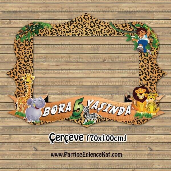 Safari Konsept Hatıra Fotoğraf Çerçevesi - 1