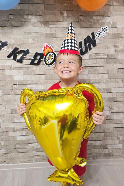 Şampiyon Kupası Balon Kupa Şeklinde Folyo Balon 65cm - 4