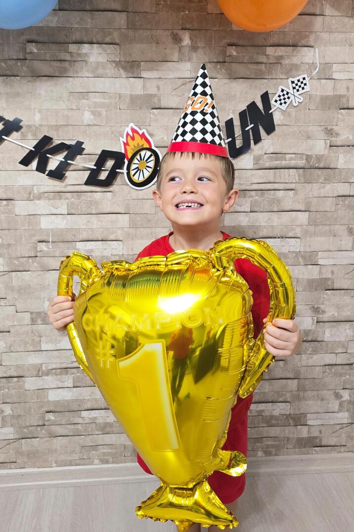 Şampiyon Kupası Balon Kupa Şeklinde Folyo Balon 65cm - 4