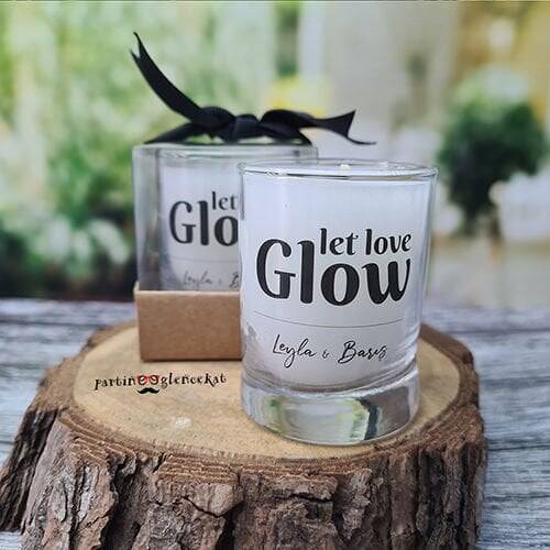 Şeffaf Etiketli Let Love Glow Mum Hediyelik - 1