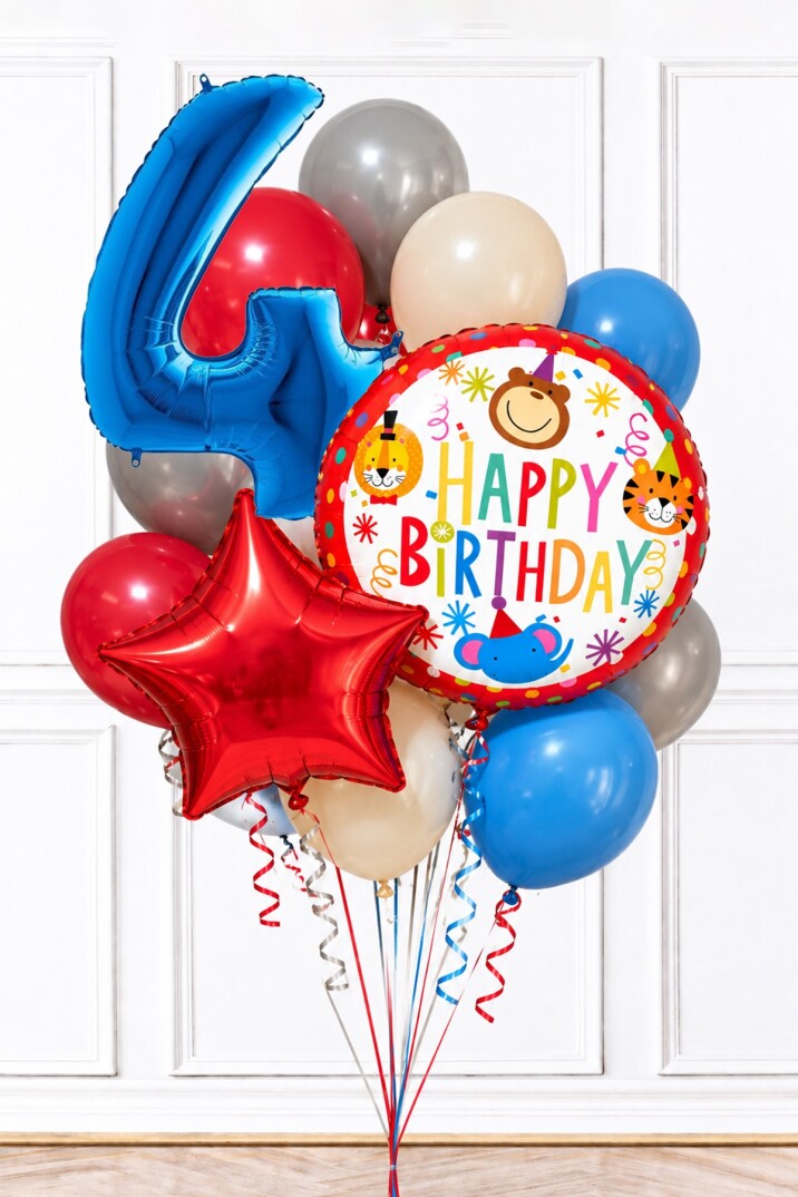 Set 282 Sirk Konsept Doğum Günü Balon Süsleme Seti - 7
