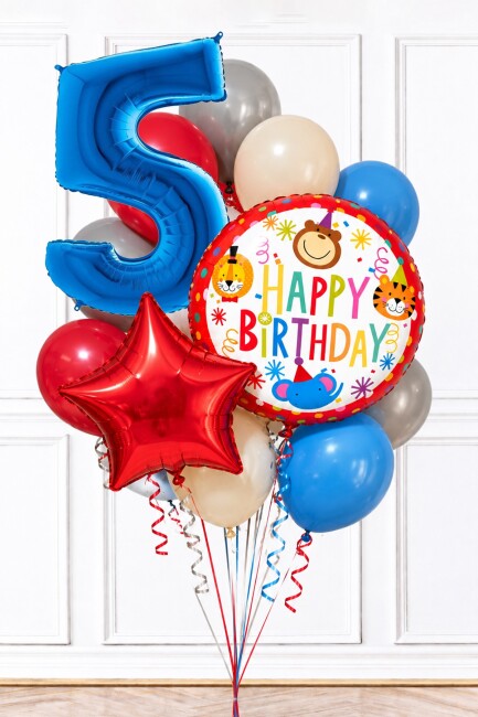 Set 282 Sirk Konsept Doğum Günü Balon Süsleme Seti - 9