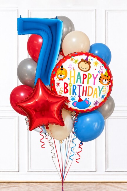 Set 282 Sirk Konsept Doğum Günü Balon Süsleme Seti - 13