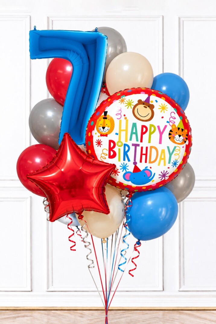 Set 282 Sirk Konsept Doğum Günü Balon Süsleme Seti - 13