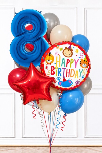 Set 282 Sirk Konsept Doğum Günü Balon Süsleme Seti - 15