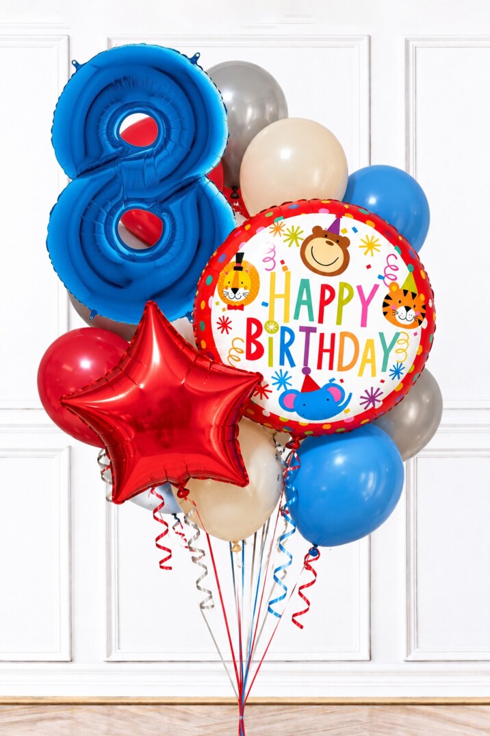 Set 282 Sirk Konsept Doğum Günü Balon Süsleme Seti - 15