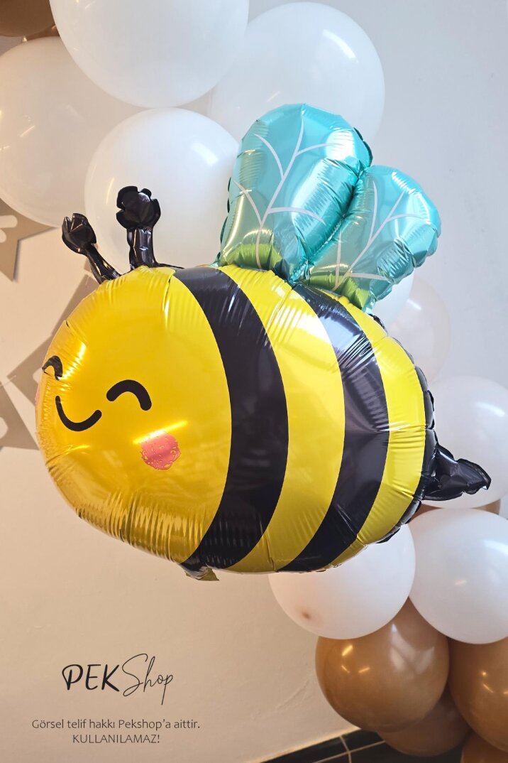 Sevimli Arı Folyo Balon 81x65 cm - 1