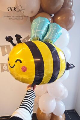 Sevimli Arı Folyo Balon 81x65 cm - 4