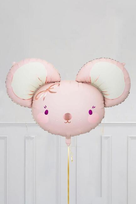 Sevimli Fare Kafası Folyo Balon 68cm - 1