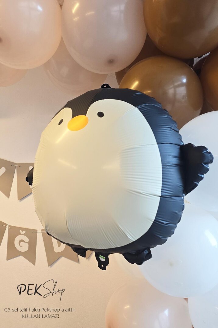 Sevimli Penguen Folyo Balon 59x54cm - 2
