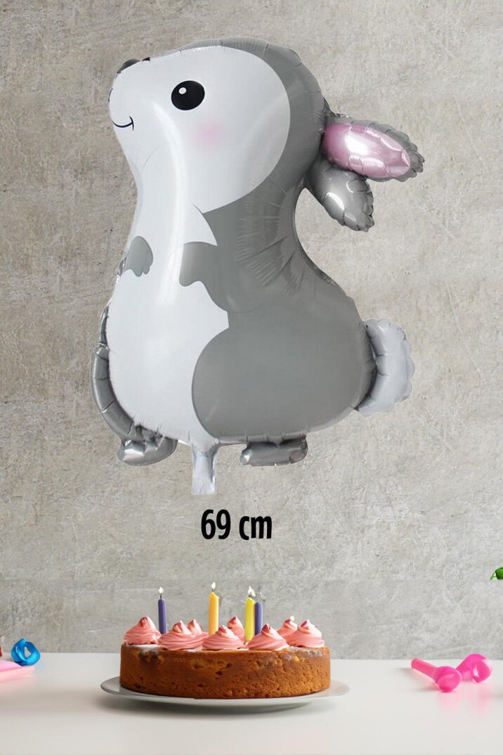 Sevimli Tavşan Folyo Balon 69cm - 2